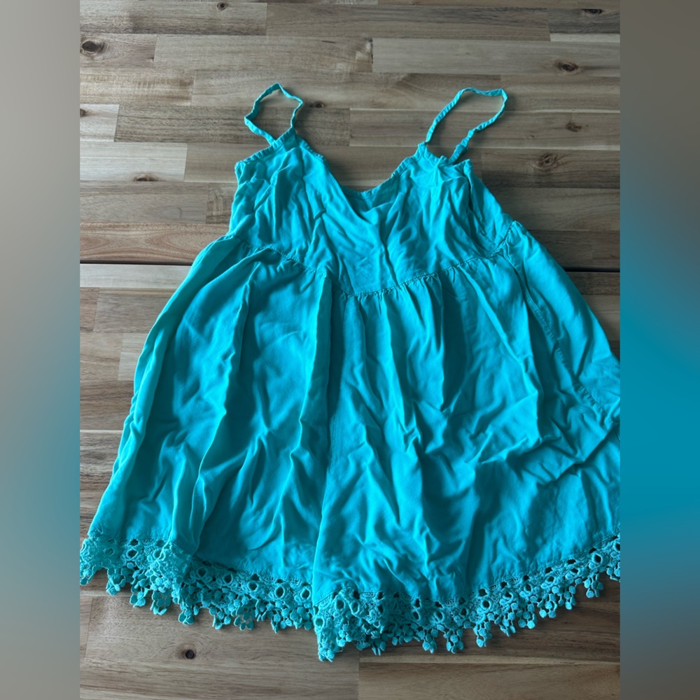 Teal Volcom Romper